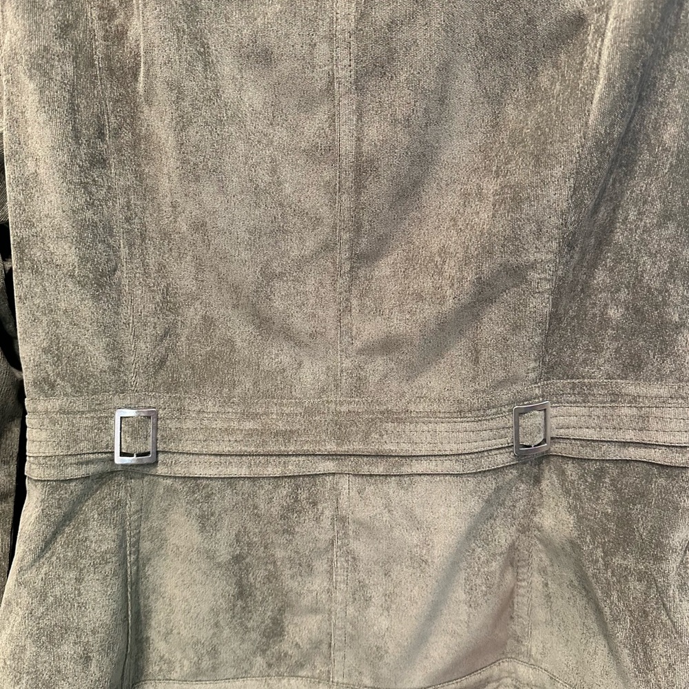 Christopher & Banks | Green Utility Jacket‎ with Classic Collar | Small - Picture 10 of 10